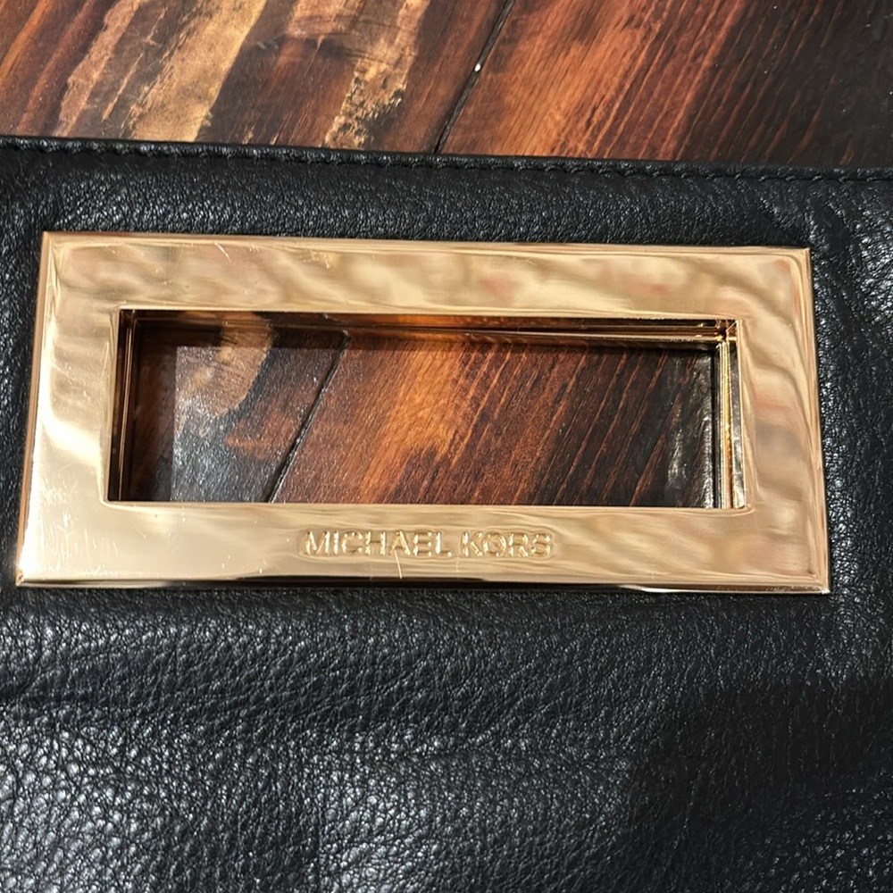 Michael Kors Berkley Leather Clutch - Picture 4 of 6